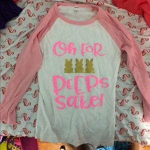 Girls size Youth medium Easter shirt